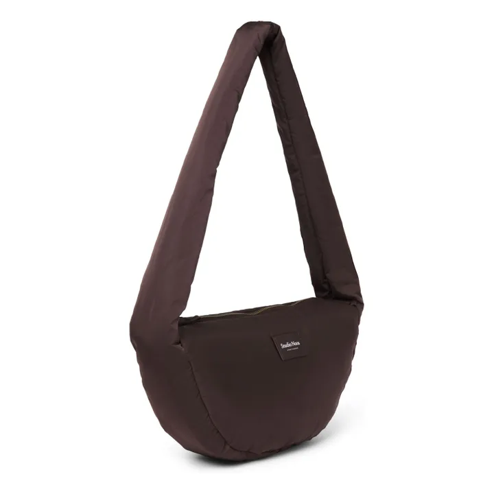 Mini sac bandoulière Puffy | Marron- Image produit n°1
