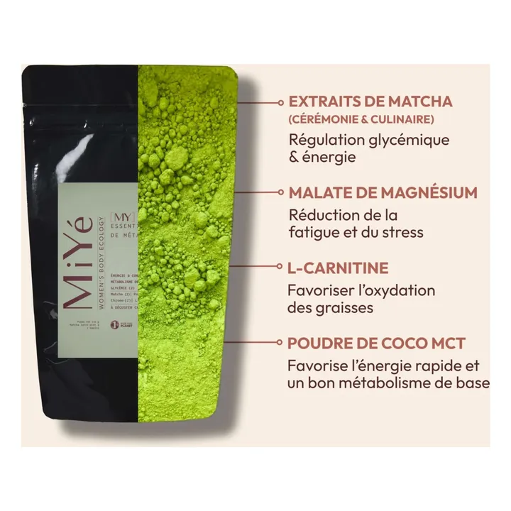 Matcha latte essentiel activateur de métabolisme - 146g- Image produit n°6