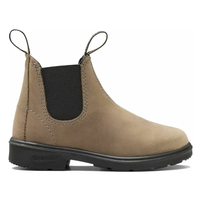 Botas Chelsea Nobuk Petróleo | Beige