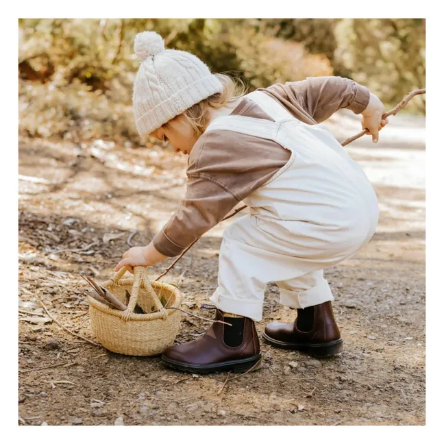 Botas Chelsea Piel lisa | Burdeos