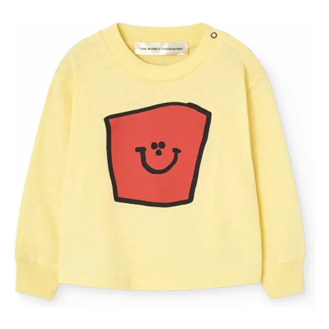 T-shirt Wapiti Coton Bio | Jaune