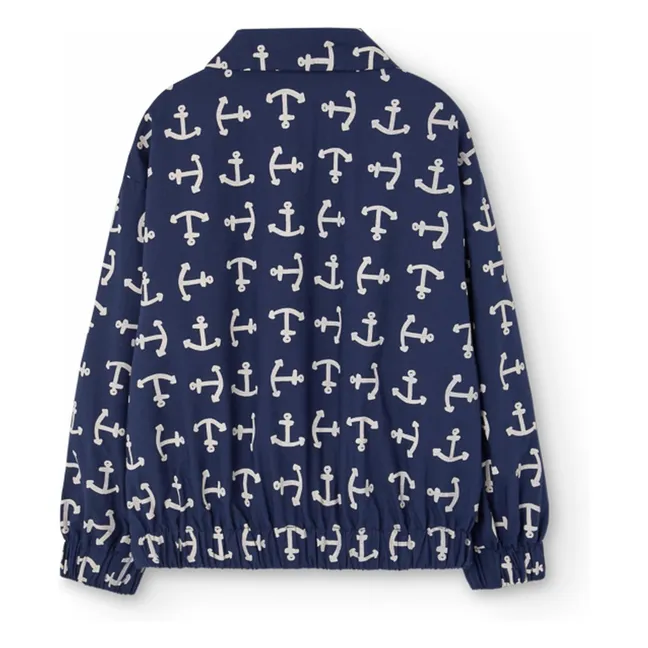 Bomber Tiger Anchors Organic cotton | Dark Blue