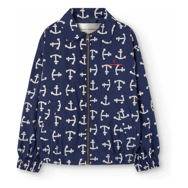 Bomber Tiger Anchors Organic cotton | Dark Blue