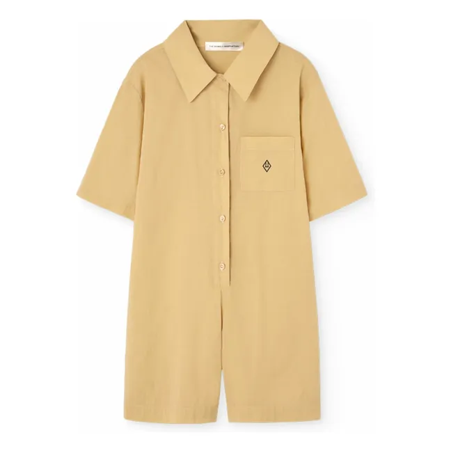 Combinaison Squirrel Coton Bio | Jaune pâle