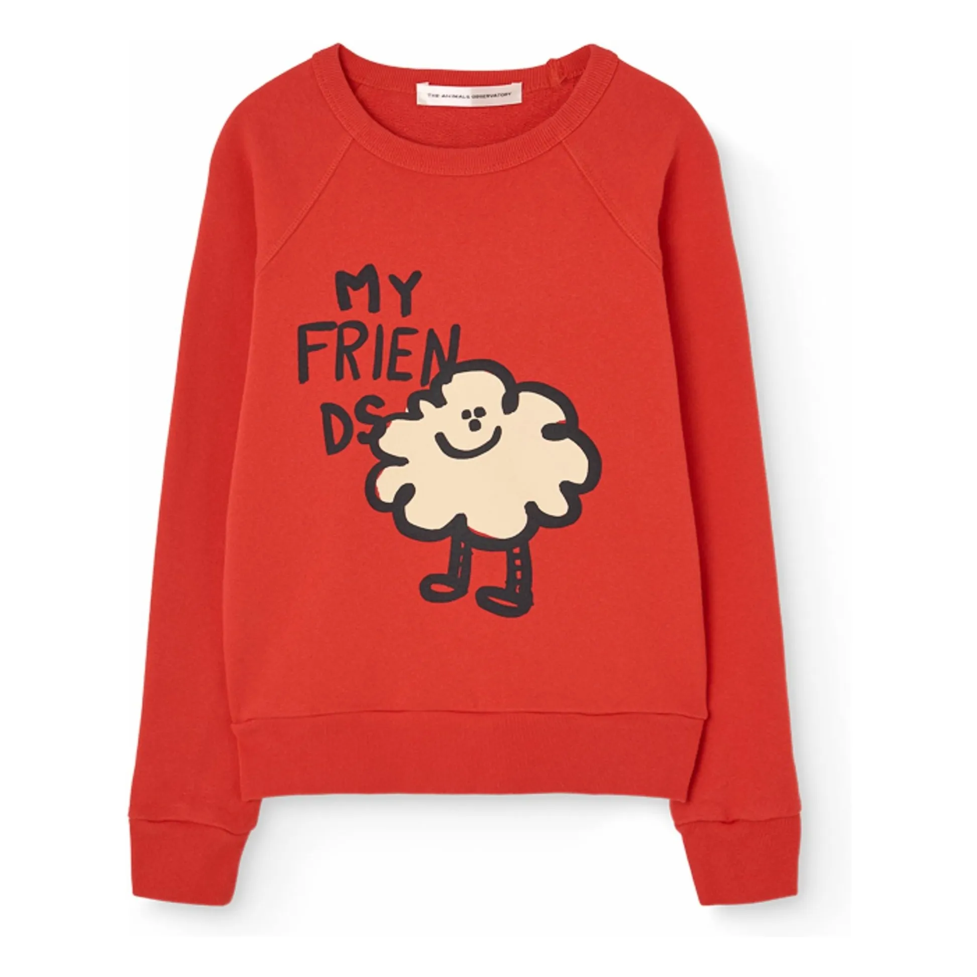 Sweat Shark My Friends | Rouge- Image produit n°0