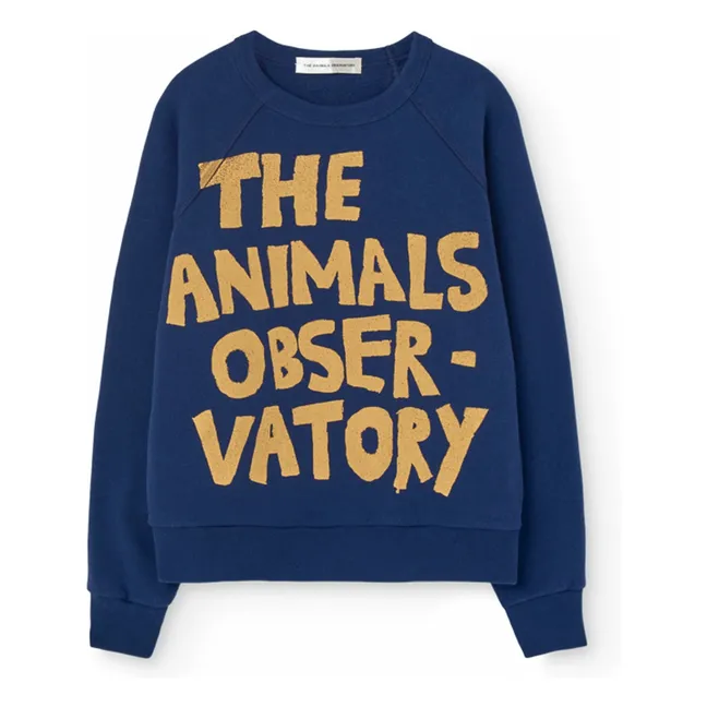 Sweat Shark The Animals Observatory | Bleu foncé