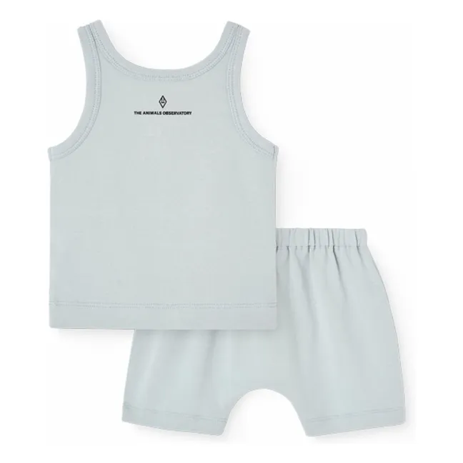 Daug tank top and shorts set | Pale blue