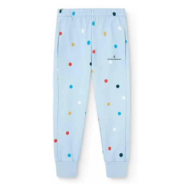Pantera Jogger con pois | Azzurro