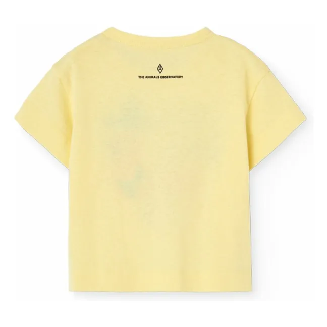 Camiseta Mes Amis Pangolin Algodón orgánico | Amarillo