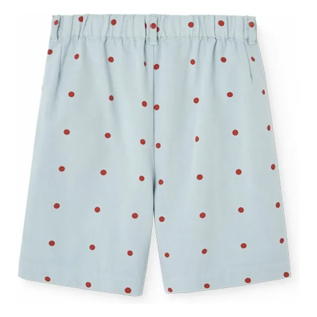 Short Monkey à Pois | Bleu ciel
