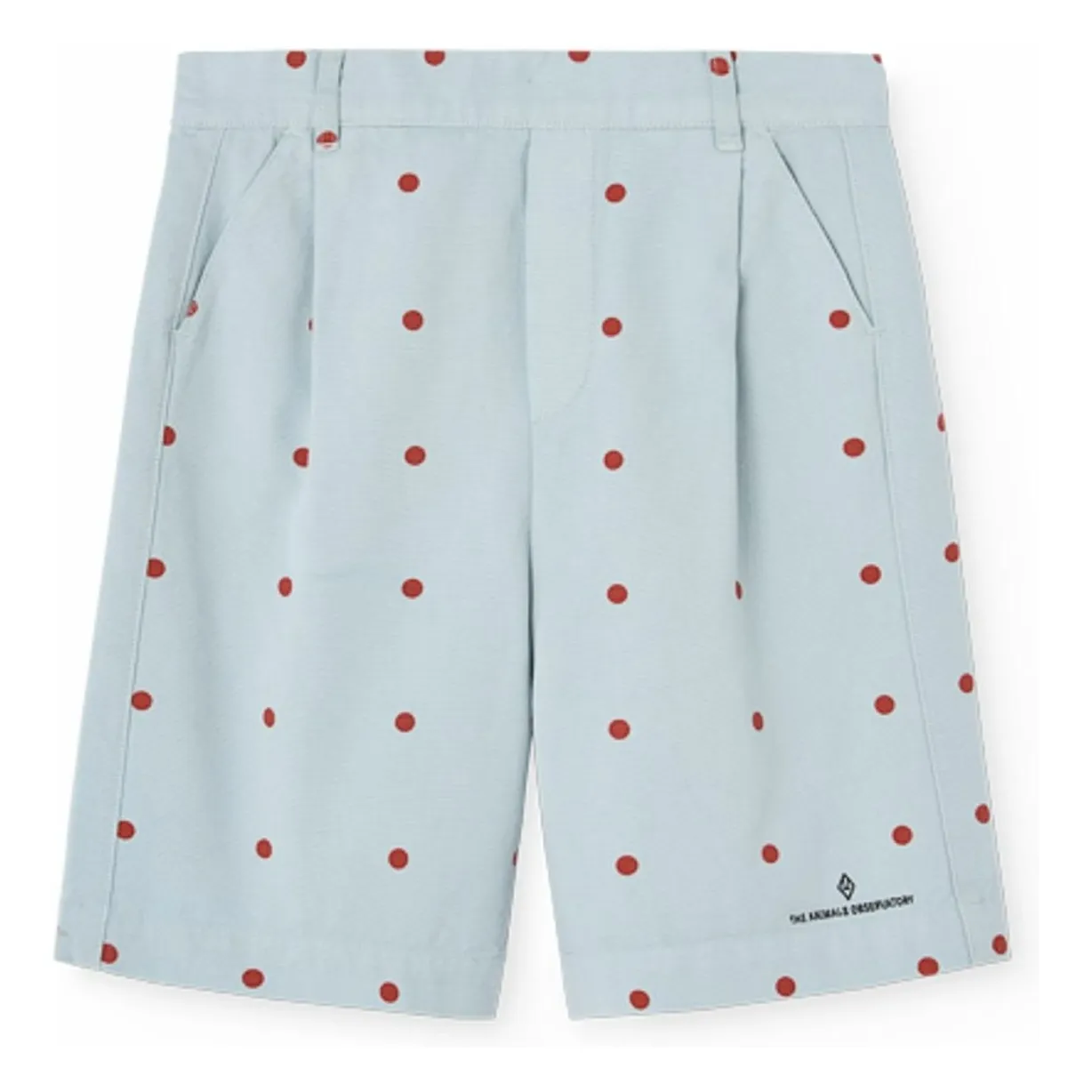 The Animals Observatory Light Blue Short Monkey À Pois