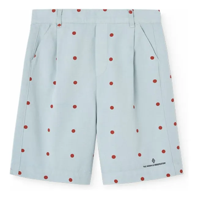 Short Monkey à Pois | Bleu ciel