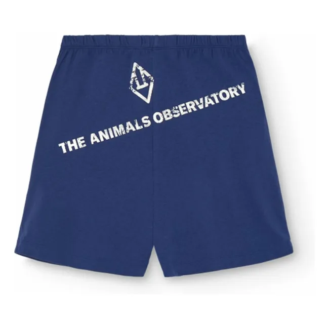 Short Mole Coton Bio | Bleu foncé