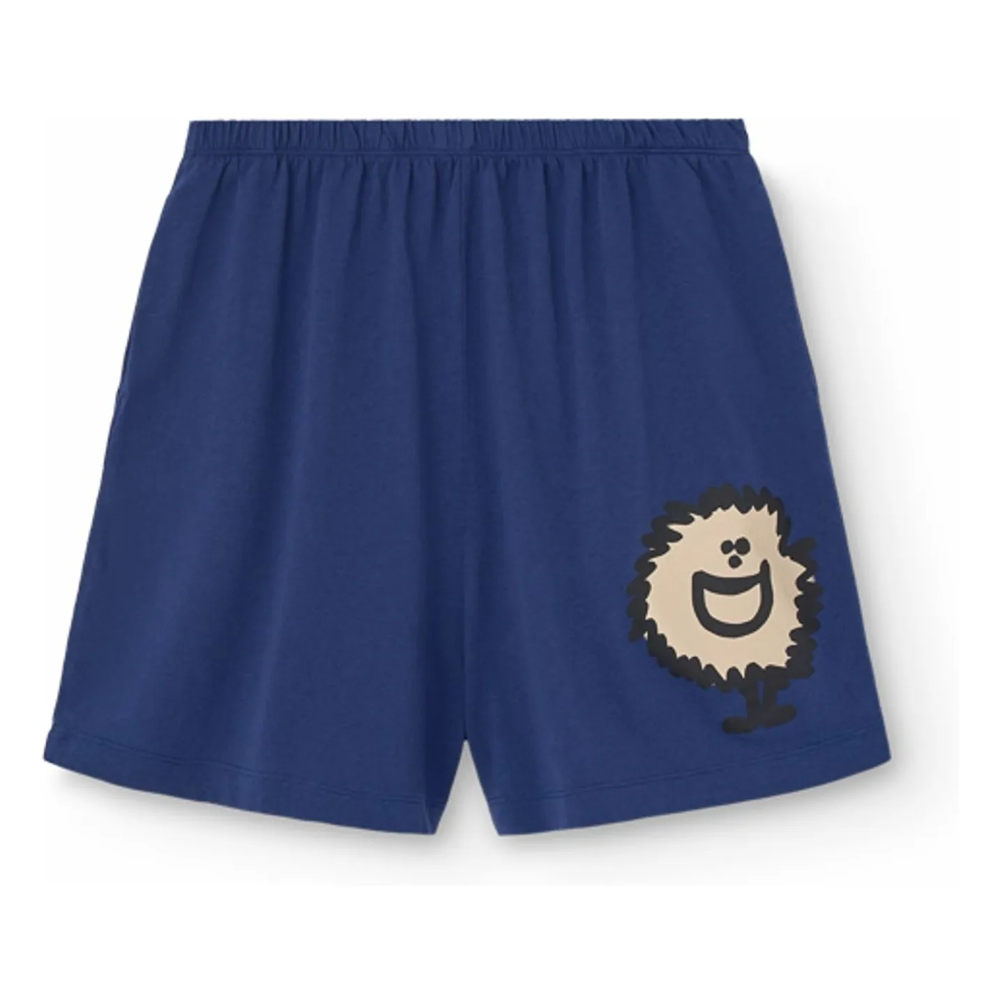 Short Mole Coton Bio | Bleu foncé- Image produit n°0