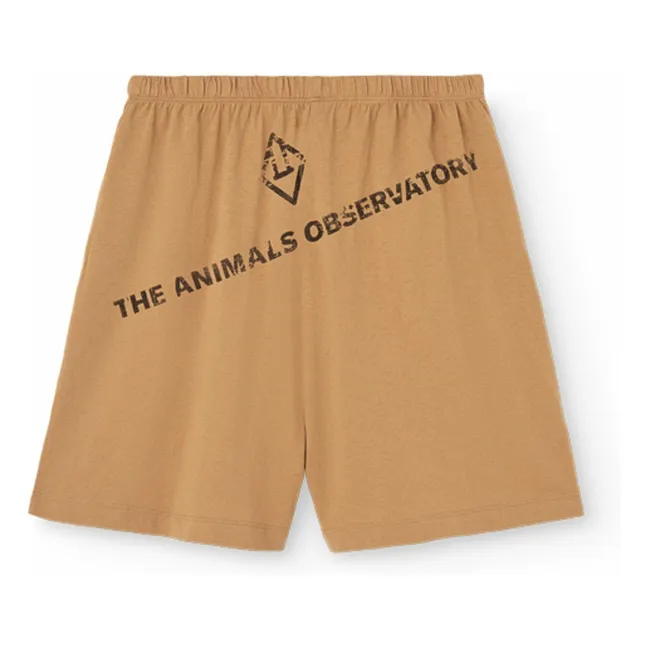 My Friends Organic Cotton Mole Shorts | Camel