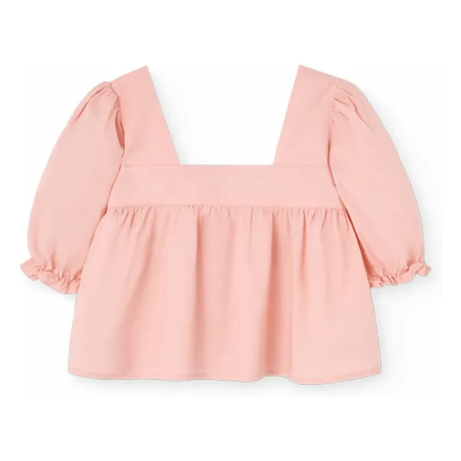 Blouse Mandril Coton Bio | Rose