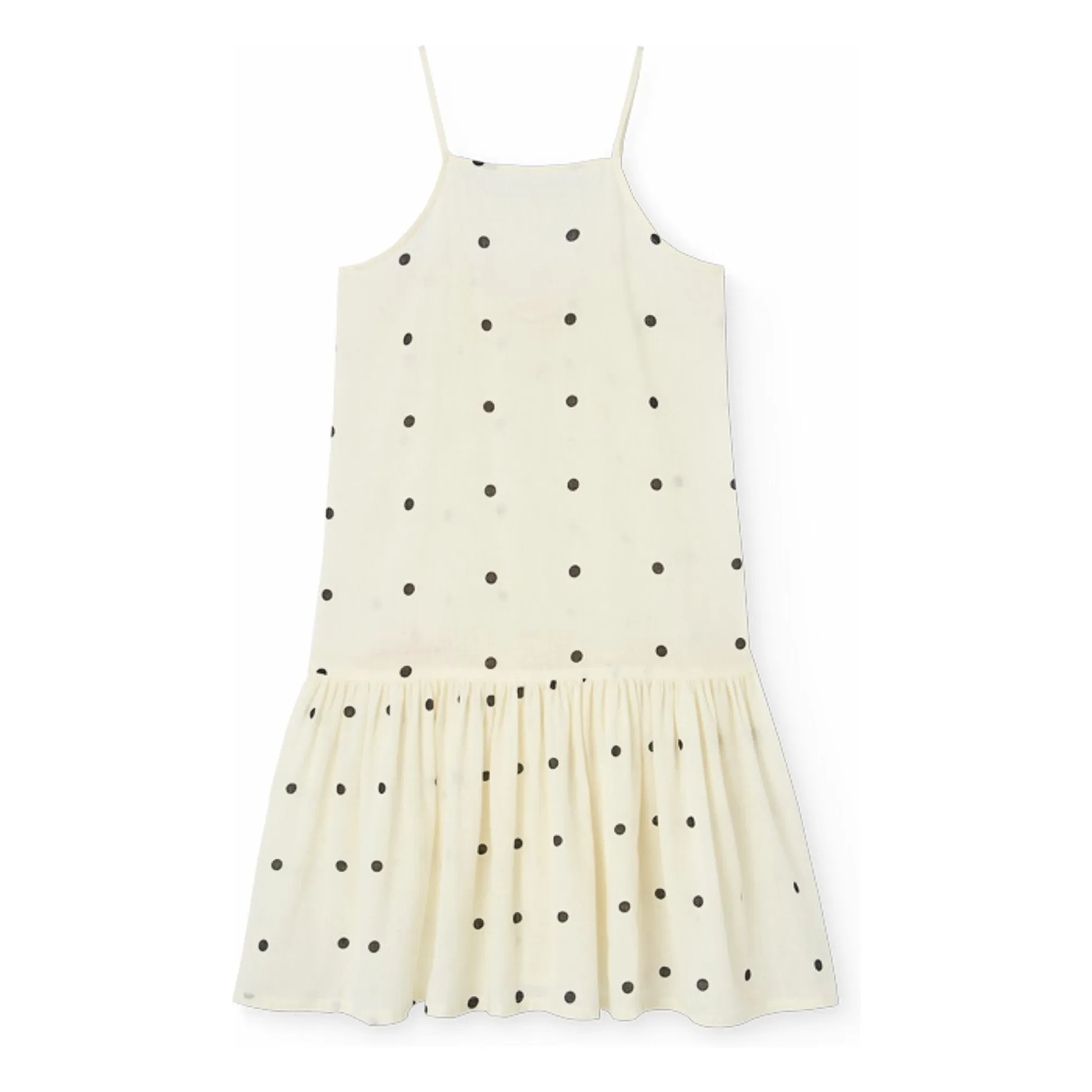 The Animals Observatory White Hummingbird Dress With Dots
