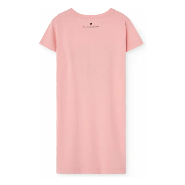 Gorilla Horse organic cotton dress | Pale Pink