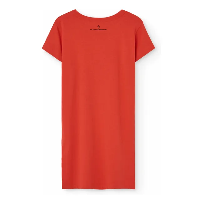 Robe Gorilla My Friends Coton Bio | Rouge
