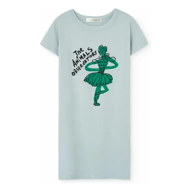 Gorilla Dancer Dress Organic Cotton | Pale blue