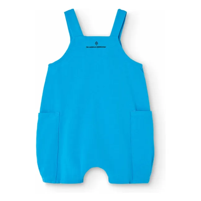 Combinaison Gase Coton Bio | Bleu azur