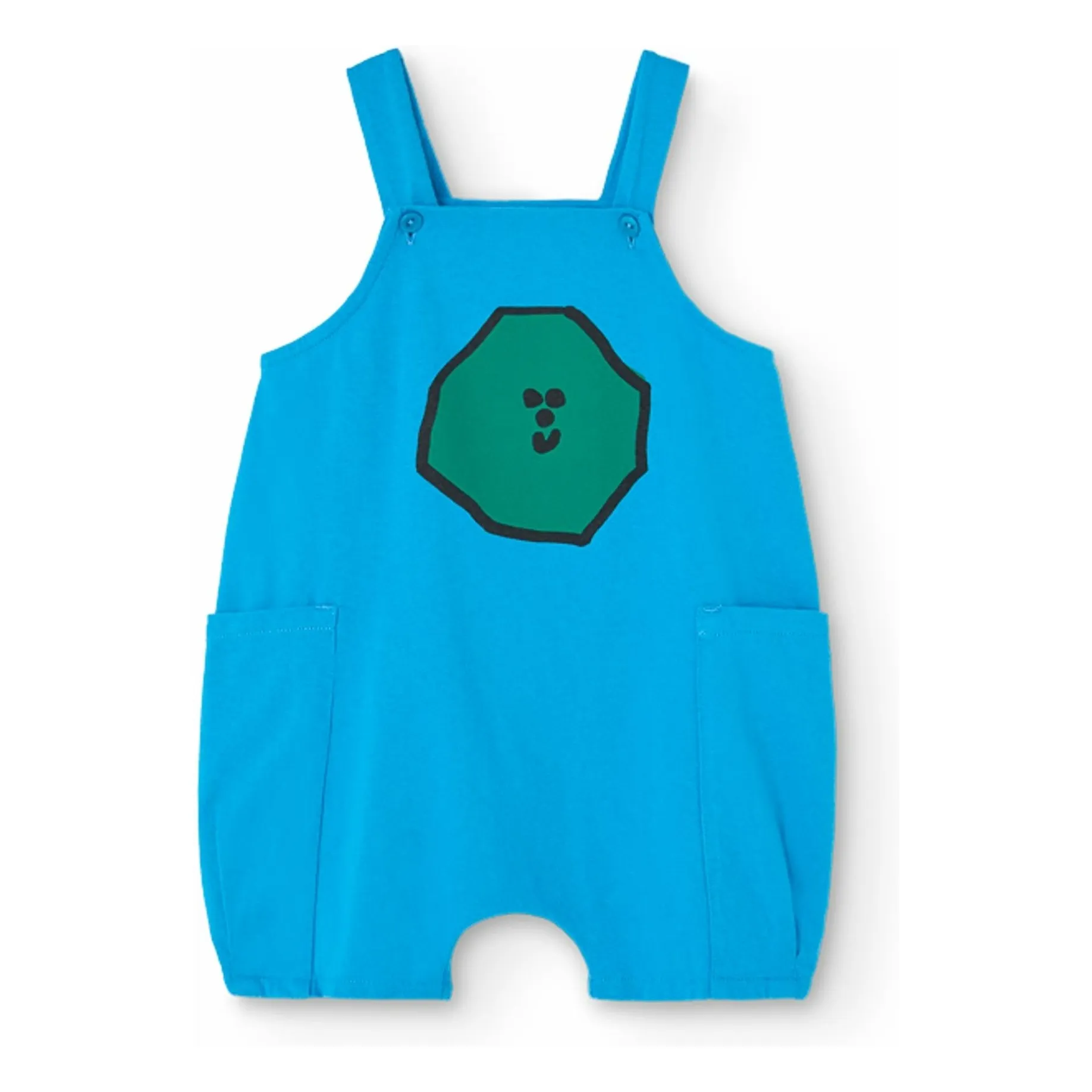The Animals Observatory Azure Blue Gase Organic Cotton Jumpsuit