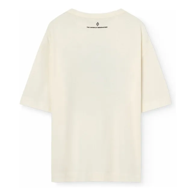 T-shirt Collie The Animals Observatory Coton Bio | Blanc