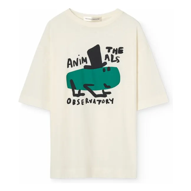 Camiseta Collie The Animals Observatory Algodón orgánico | Blanco