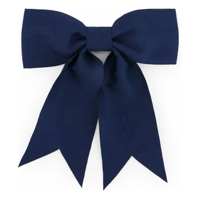 Barrette Nœud Coati | Bleu foncé