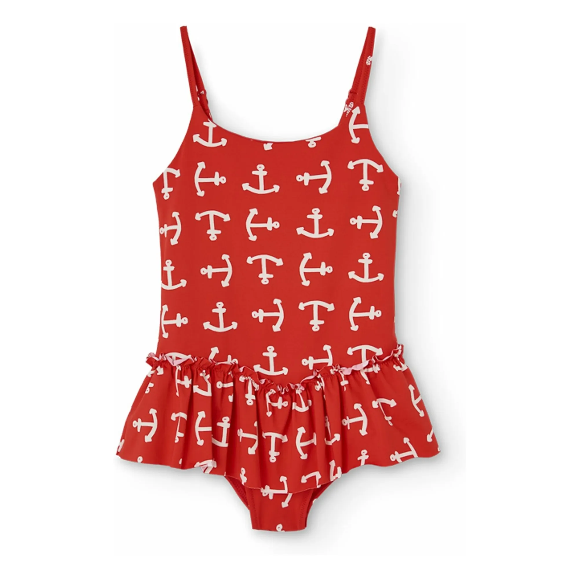 Maillot de Bain Clownfish Ancres | Rouge- Image produit n°0