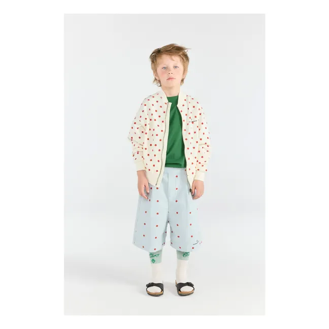 Veste Zippé Zebra à Pois | Blanc