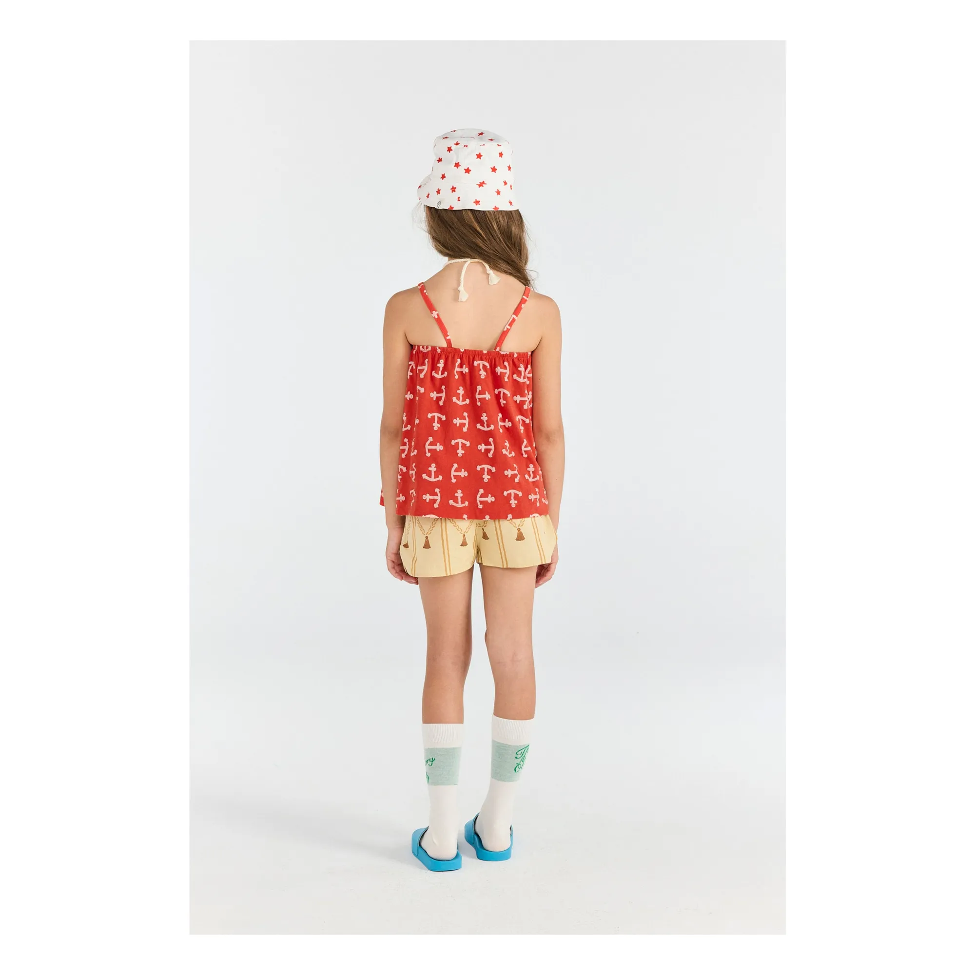 Top Stork Ancres Coton Bio | Rouge- Image produit n°2