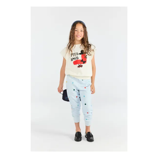 Top Squab Mes Amis Coton Bio | Blanc