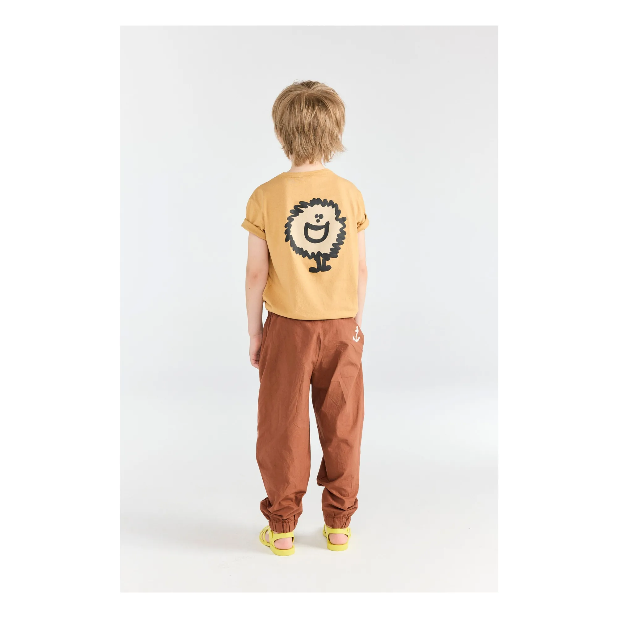 T-shirt Rooster The Animals Observatory Coton Bio | Camel- Image produit n°1
