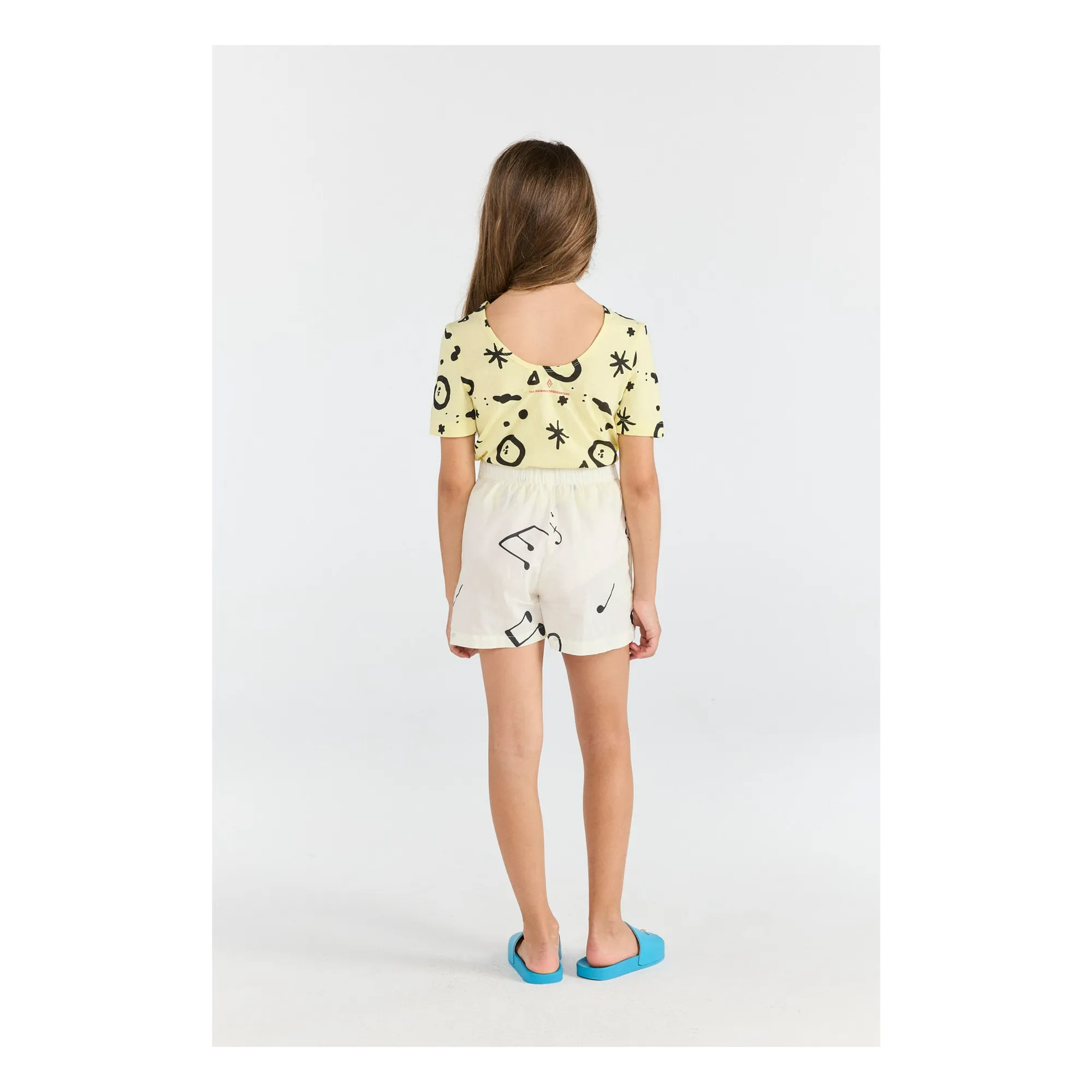 Short Pig Musique | Blanc- Image produit n°2