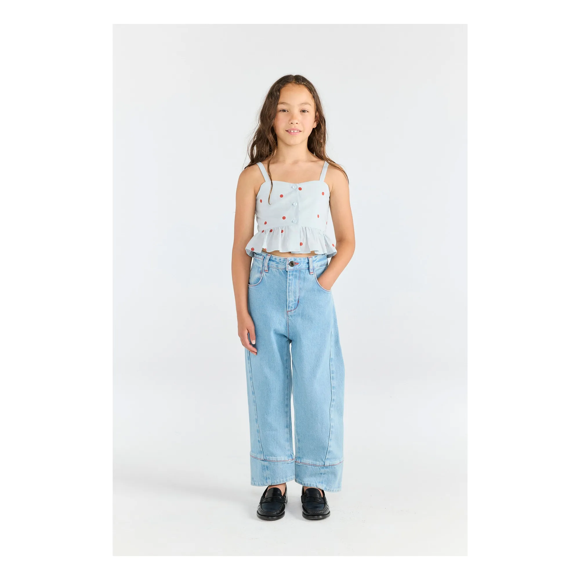 Jean Loon Coton Bio | Bleu Clair- Image produit n°1