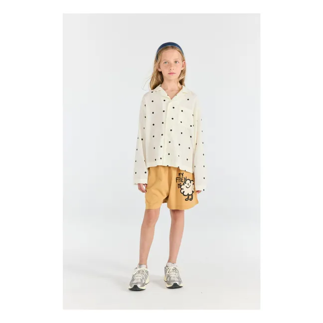 My Friends Organic Cotton Mole Shorts | Camel