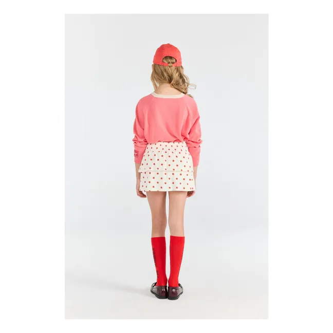 Falda Pantalón Kiwi Stars Algodón Ecológico | Blanco