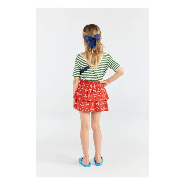 Striped Hippo T-shirt | Green