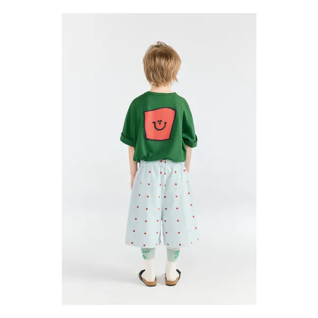 Collie Sourire T-shirt Organic cotton | Chrome green