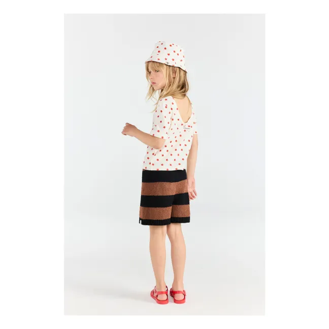 Camiseta de algodón orgánico Crayfish Stars | Blanco