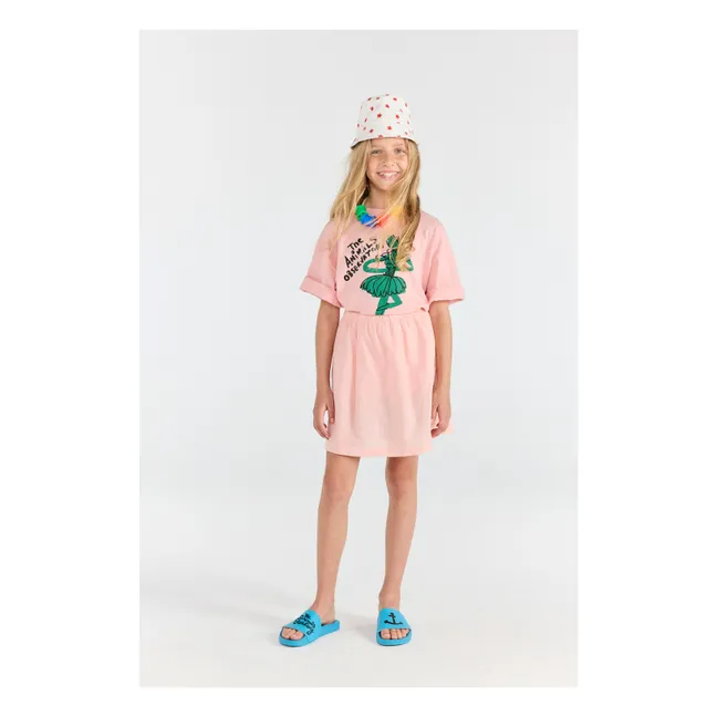 Collie Danseuse organic cotton T-shirt | Pink