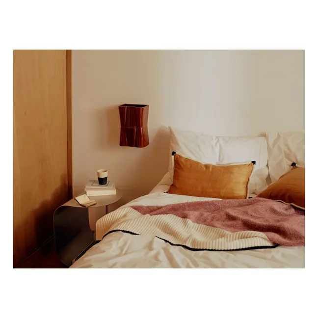 Lampada da parete in ceramica Muse | Nocciola