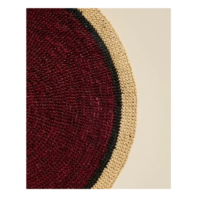 Tischset Globe | Karminrot