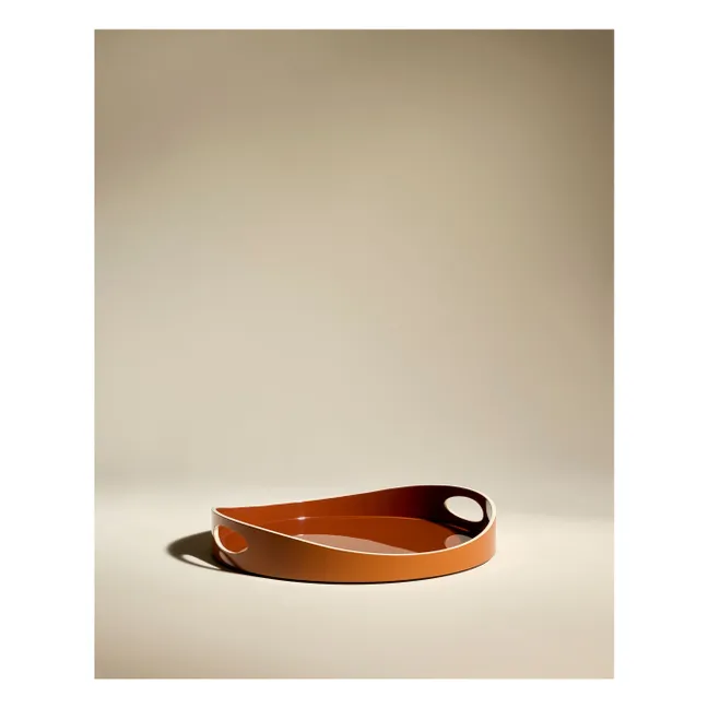 Vassoio laccato Basile | Terracotta