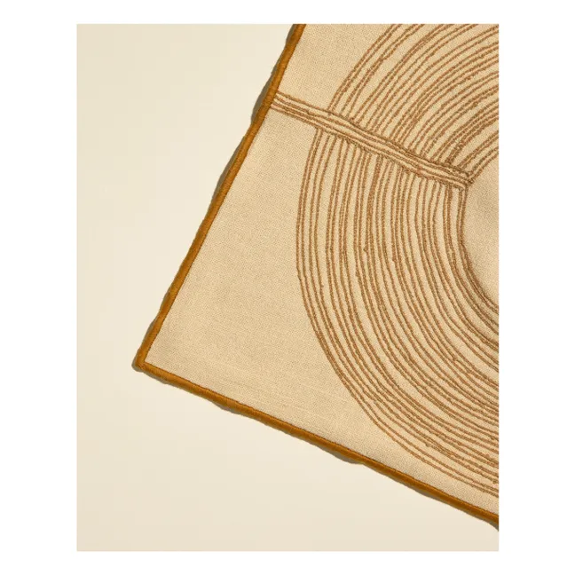 Tovaglietta ricamata Mirage | Beige