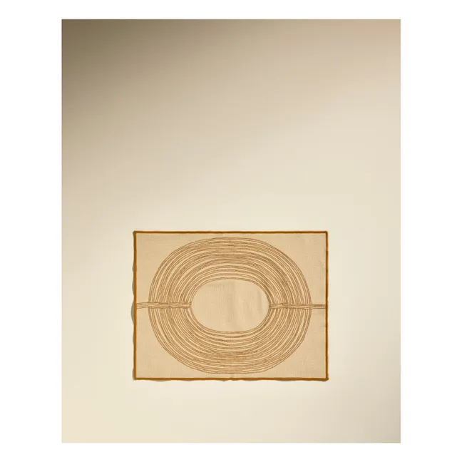Tovaglietta ricamata Mirage | Beige