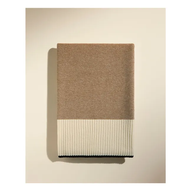 Coperta di lana Sky | Beige