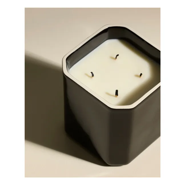 Candela a sfaccettatura - Ambra nera