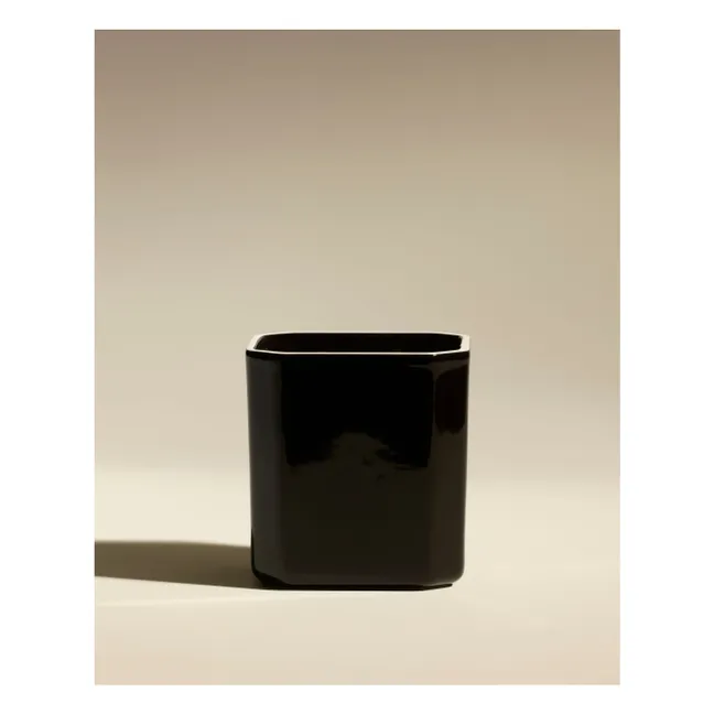 Candela a sfaccettatura - Ambra nera